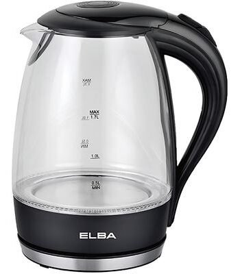 Elba Jug Kettle Glass (EJK-F1721G/23G(BK) - 1.7L)