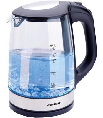 Faber Jug Kettle Glass (FCK Cristallo 180BK - 2.0L)
