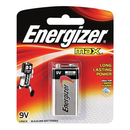 ENERGIZER Max Alkaline Battery 9V